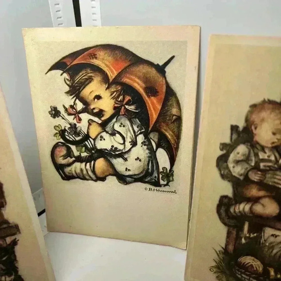 Vintage 1941 German Hummel Prints Cards - Picture 3 of 9